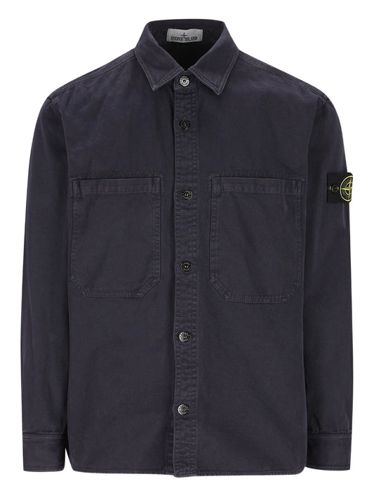 Stone Island - Shirts - Blu