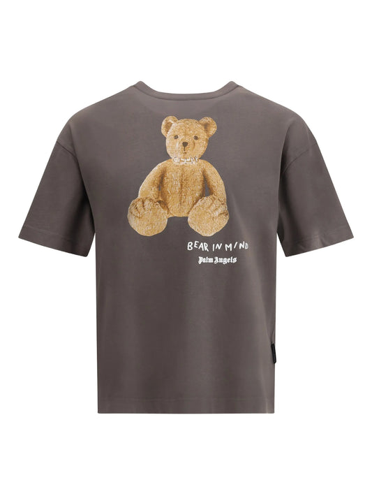 Palm Angels - Bear In Mind Reg Tee - Grigio