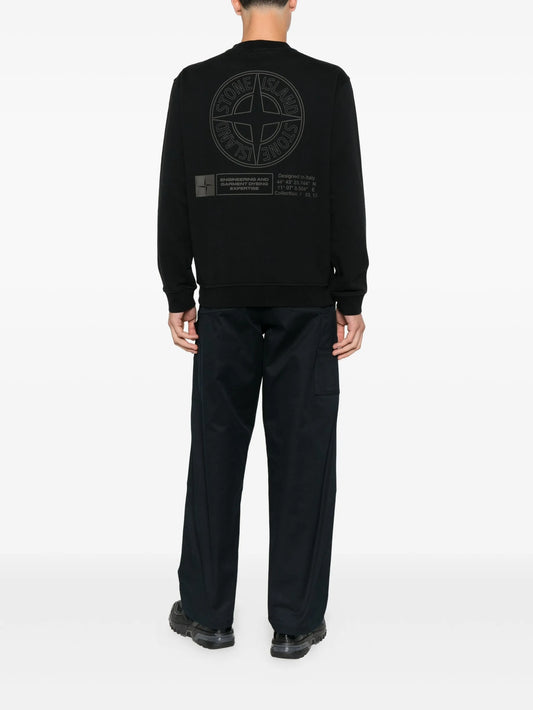 Stone Island - Felpa Crew Neck. - Nero