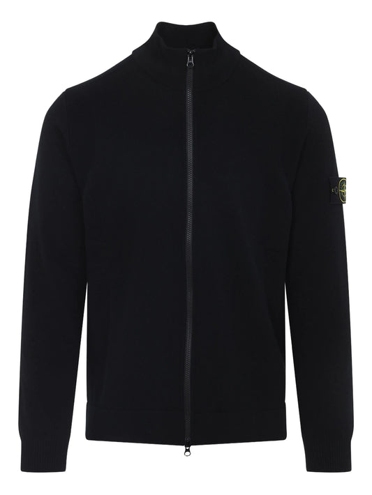 Stone Island - Cardigan Full Zip Rws. - Nero