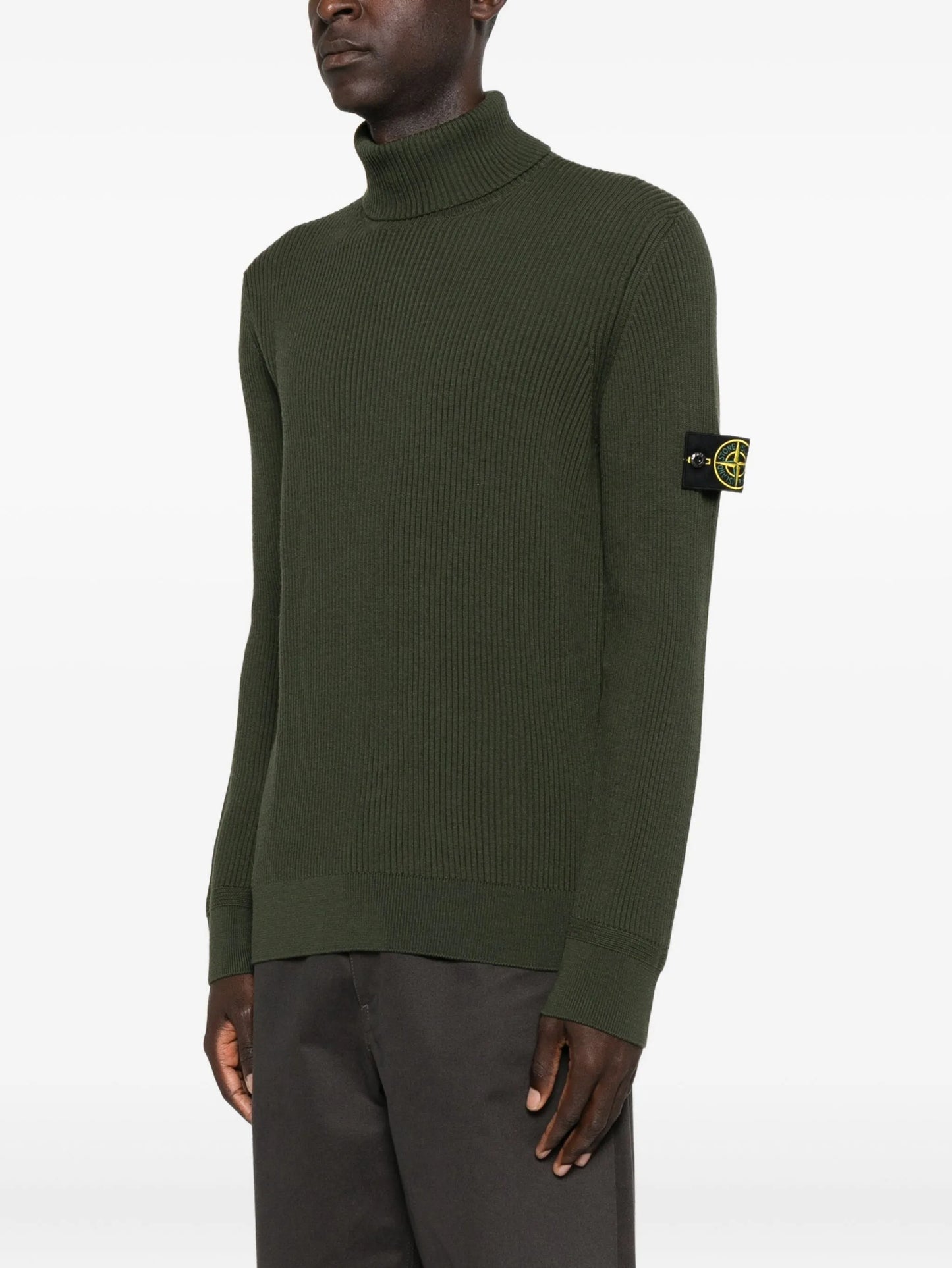 Stone Island - T-Neck Costa Inglese - Verde