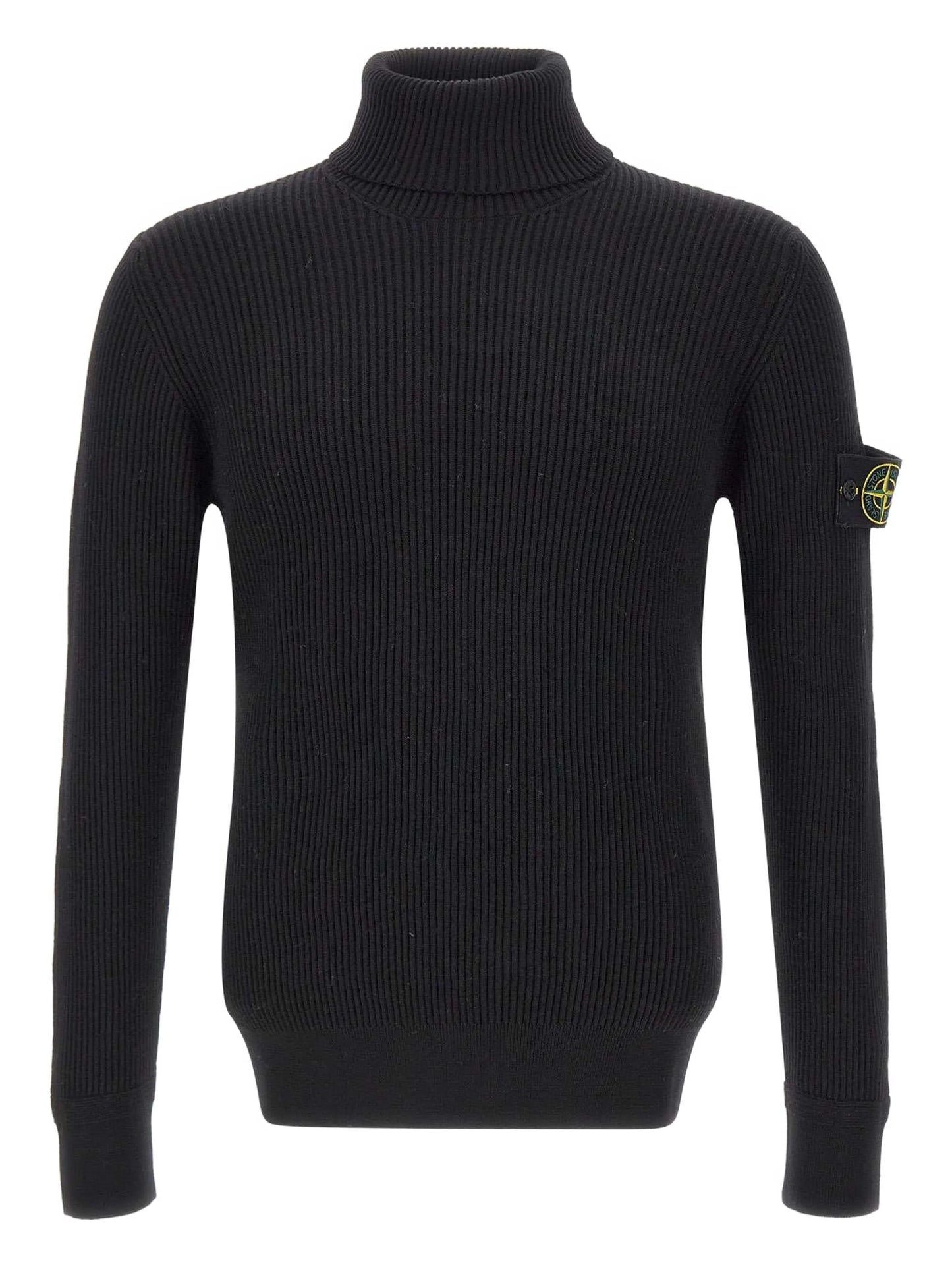 Stone Island - T-Neck Costa Inglese - Nero