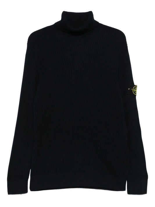 Stone Island - T-Neck Costa Inglese - Blu