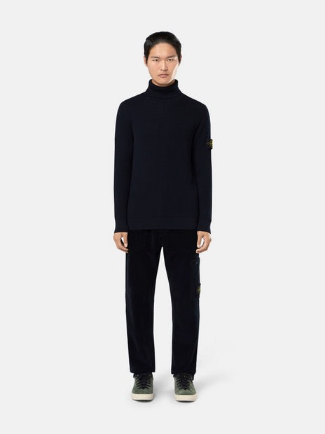 Stone Island - T-Neck Costa Inglese - Blu