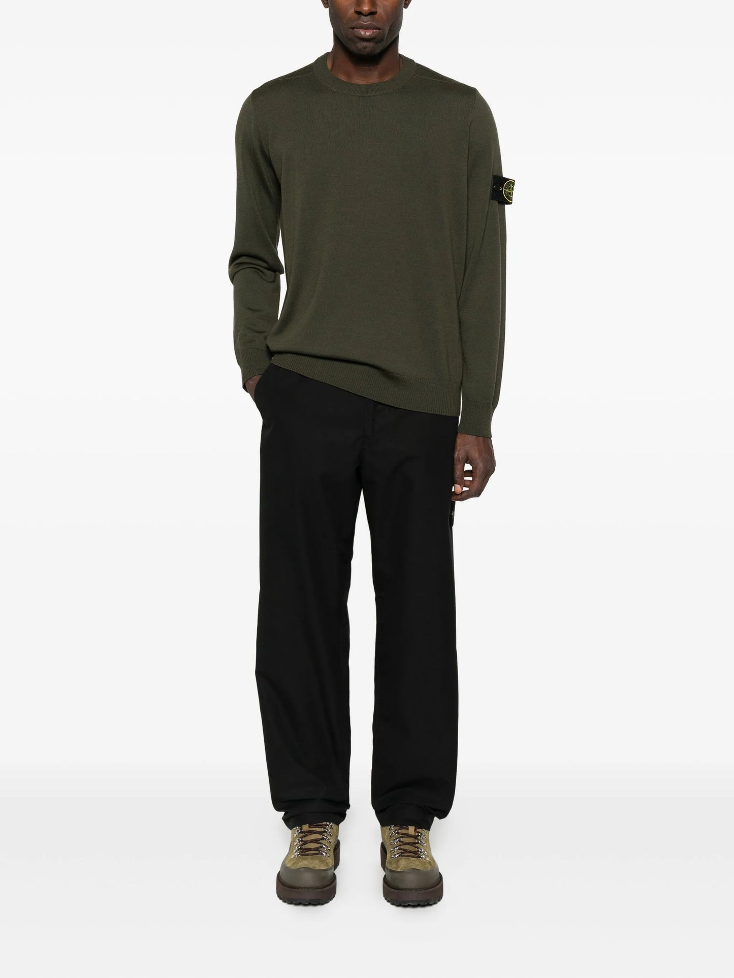 Stone Island - Crew Neck Merino - Verde
