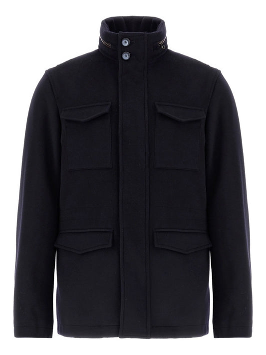 Herno - Field Jacket - Blu