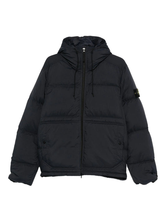 Stone Island - Short Parka - Blu