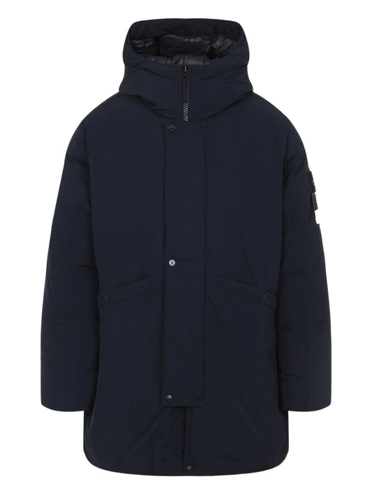 Stone Island - Long Parka. - Blu