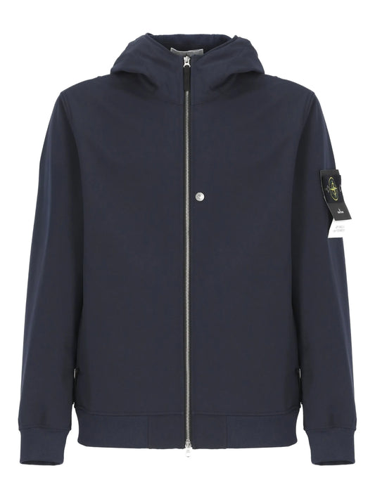 Stone Island - Jacket Soft Shell. - Blu