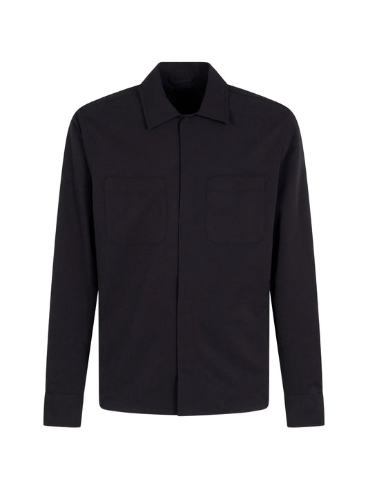 Herno - Camicia M/L - Blu