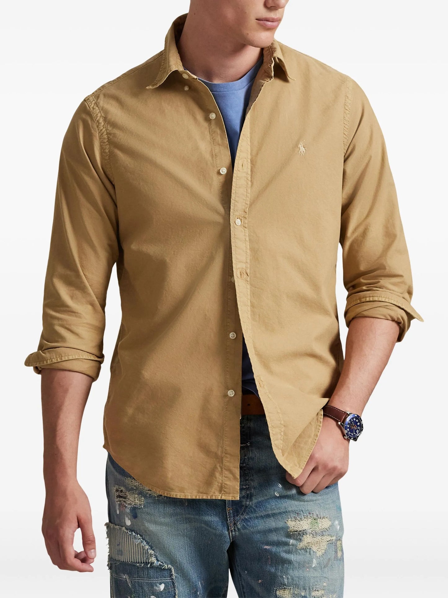 Ralph Lauren - Camicia - Tabacco