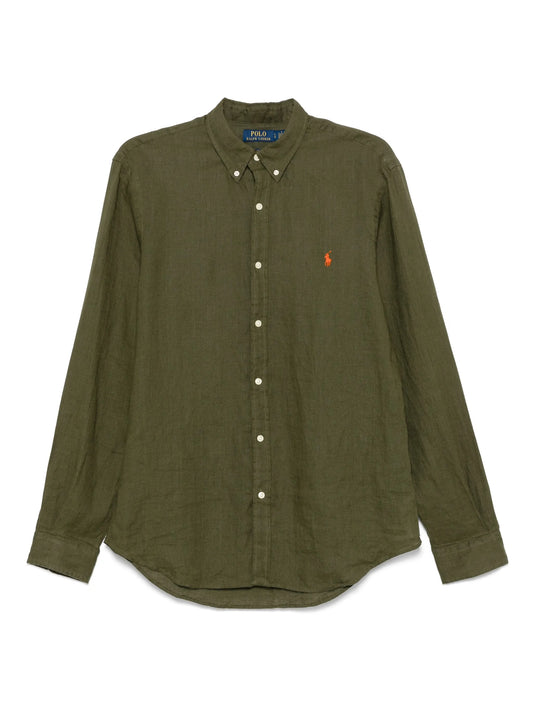 Ralph Lauren - Camicia Lino - Militare