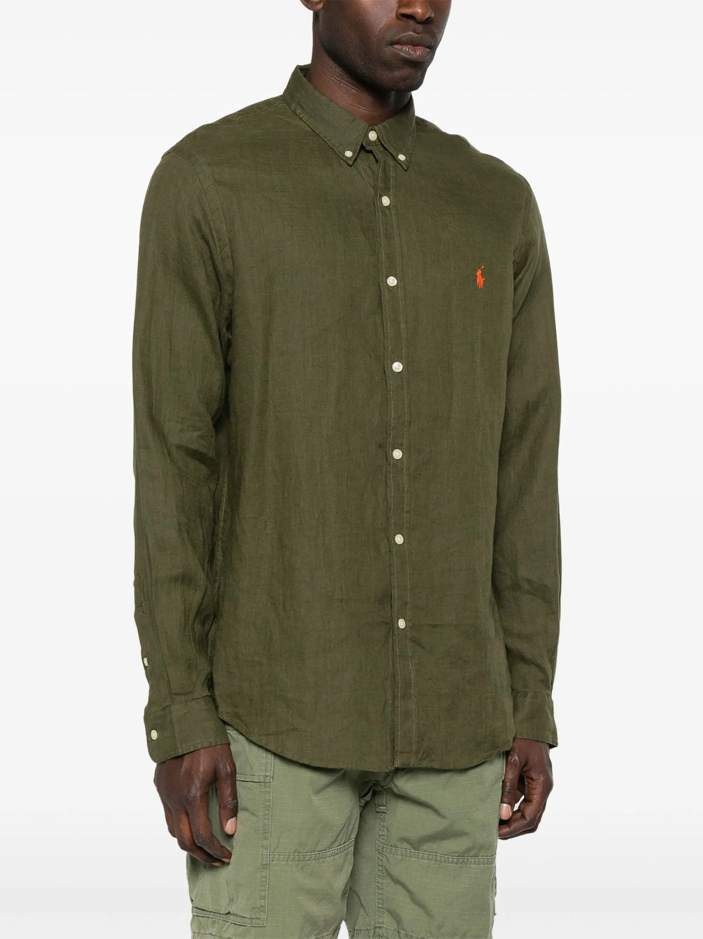 Ralph Lauren - Camicia Lino - Militare