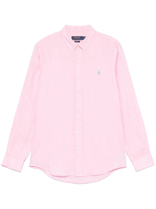 Ralph Lauren - Camicia Lino - Rosa