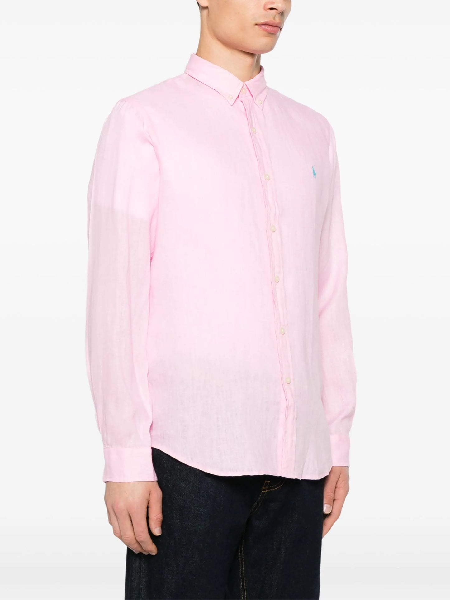 Ralph Lauren - Camicia Lino - Rosa