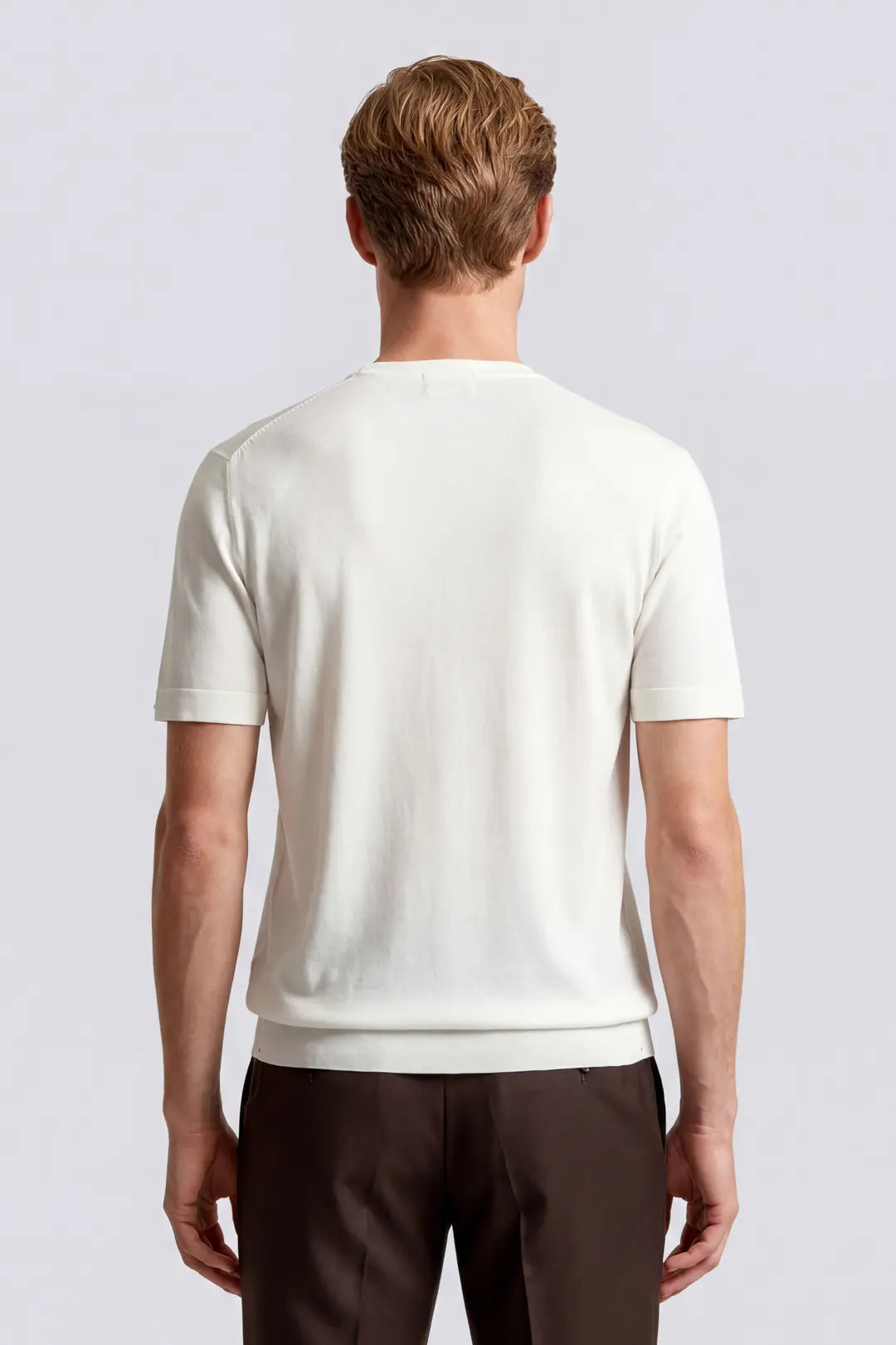 Drumohr - T-Shirt Filo - Bianco