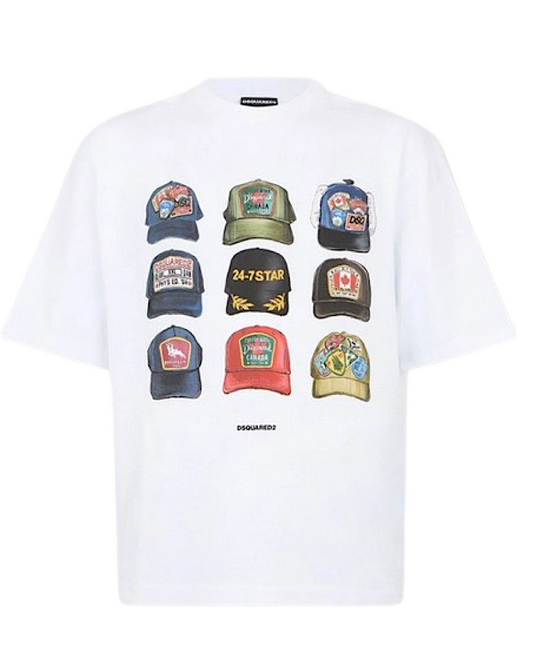 Dsquared2 - Iconique Loose Fit Tee - Bianco