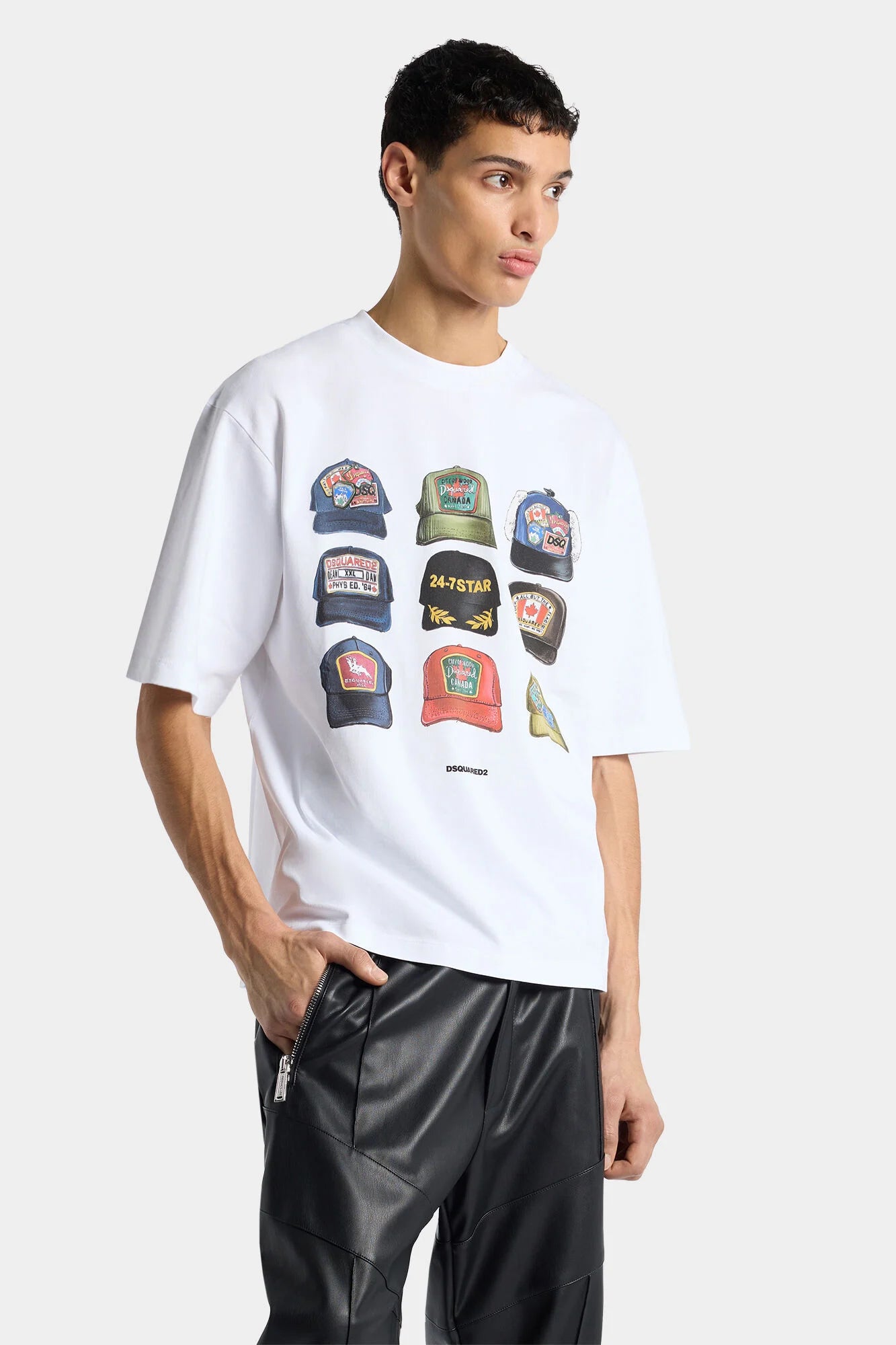 Dsquared2 - Iconique Loose Fit Tee - Bianco