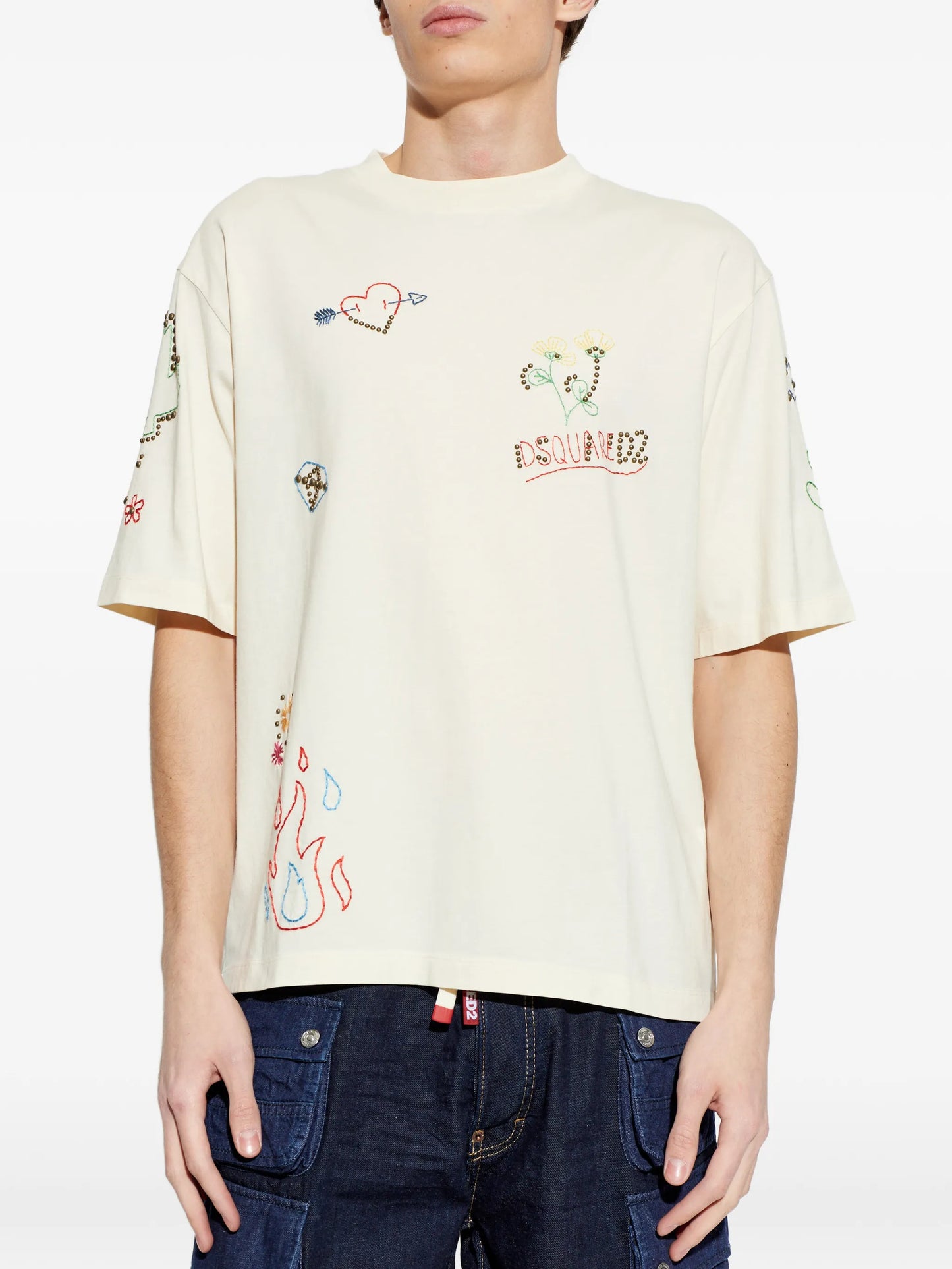 Dsquared2 - Loose Fit Tee - Crema