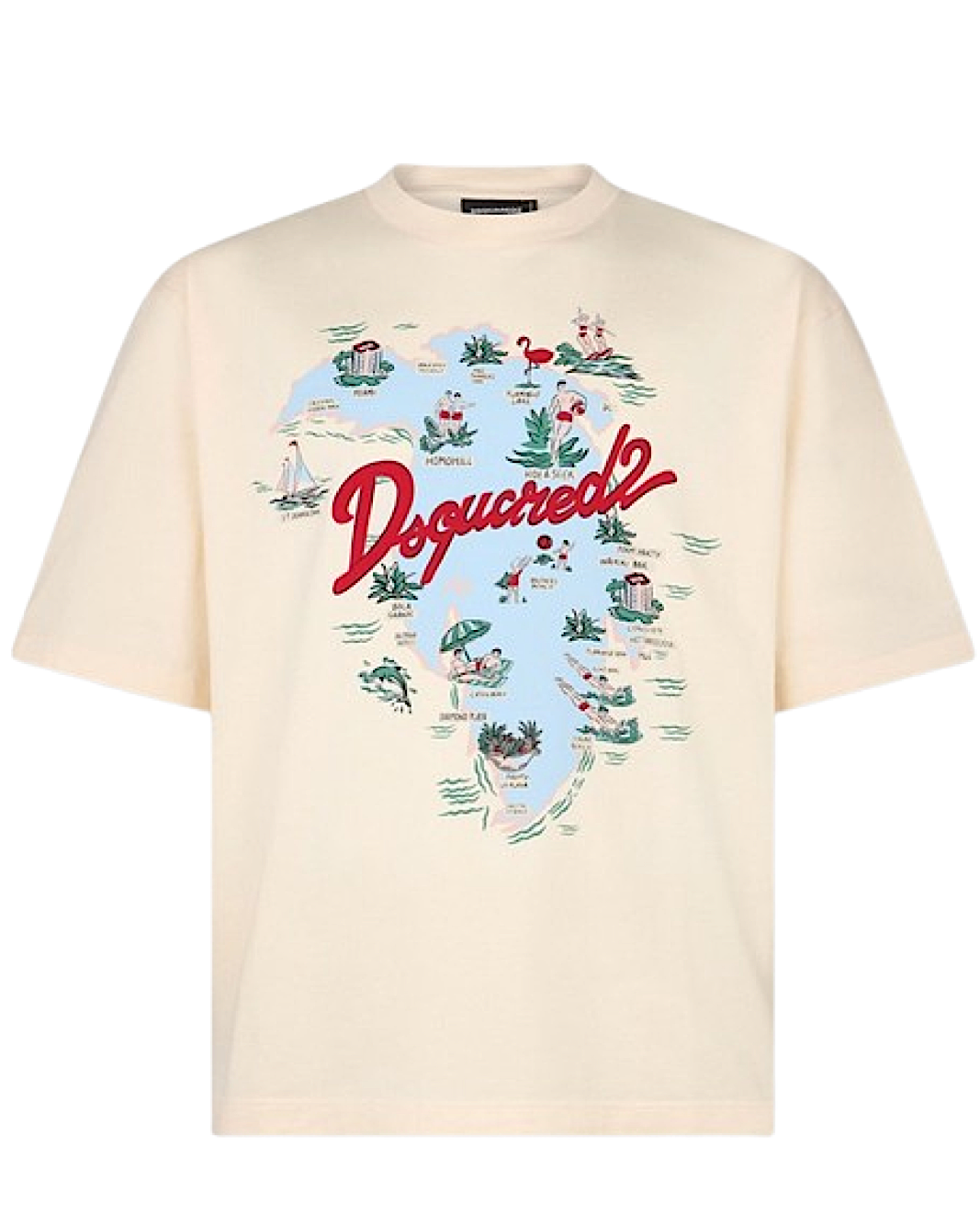 Dsquared2 - Loose Fit Tee - Crema
