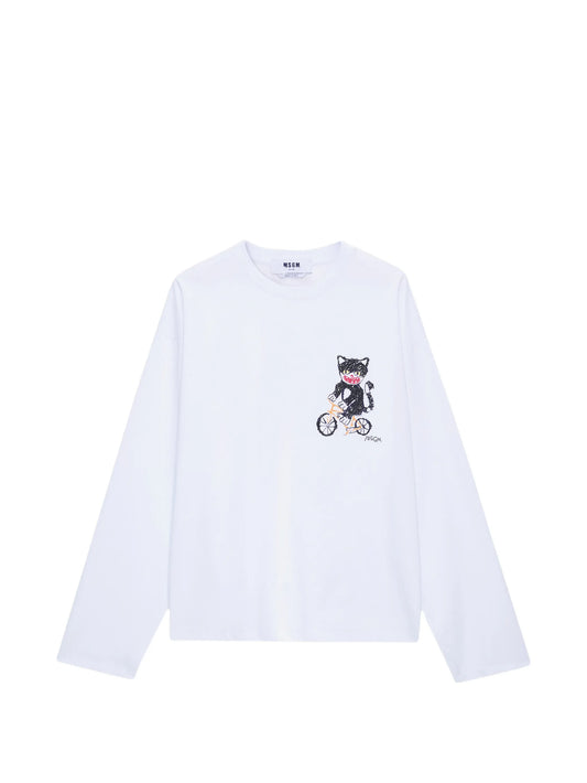 Msgm - T-Shirt - Bianco