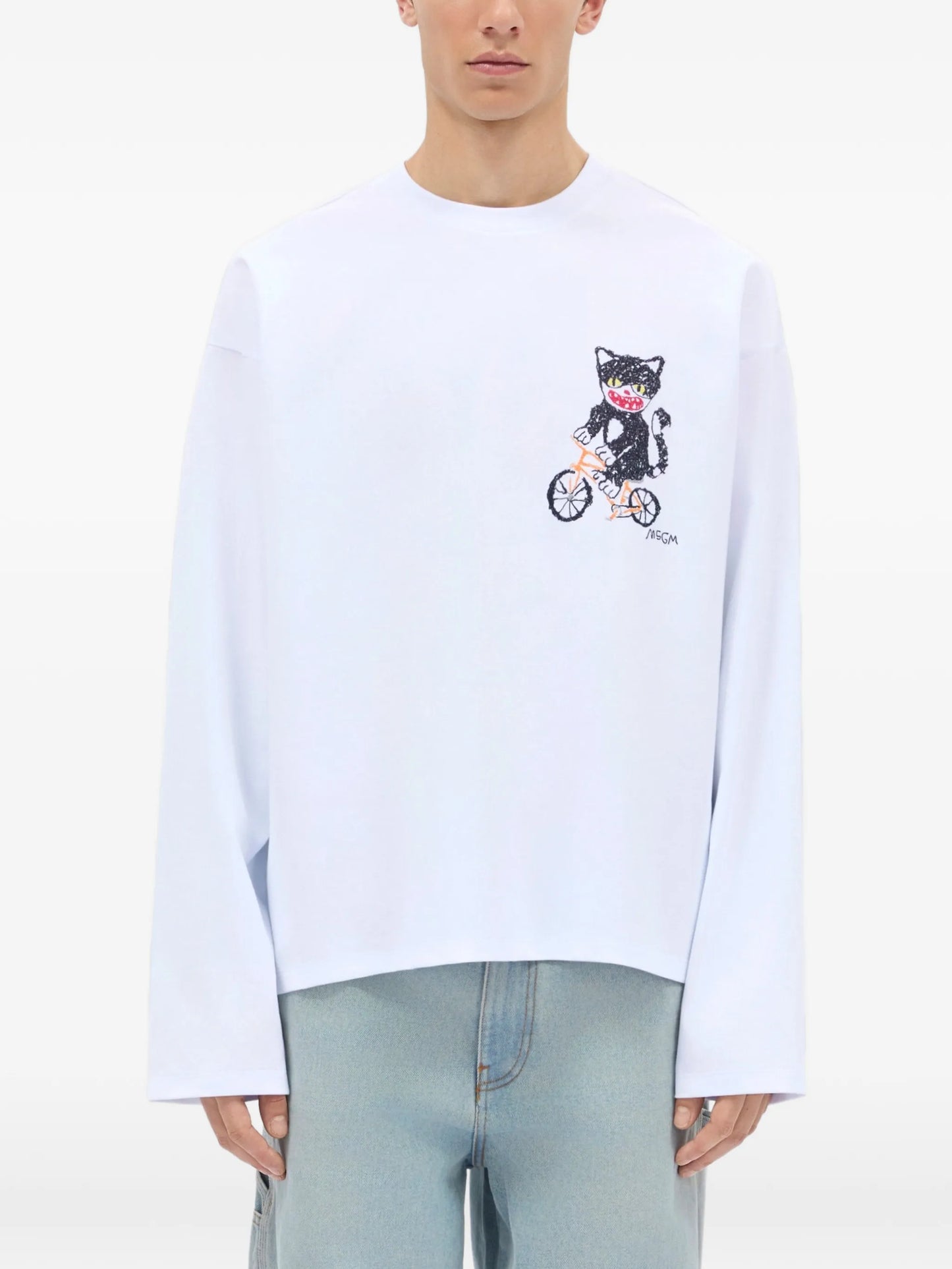 Msgm - T-Shirt - Bianco