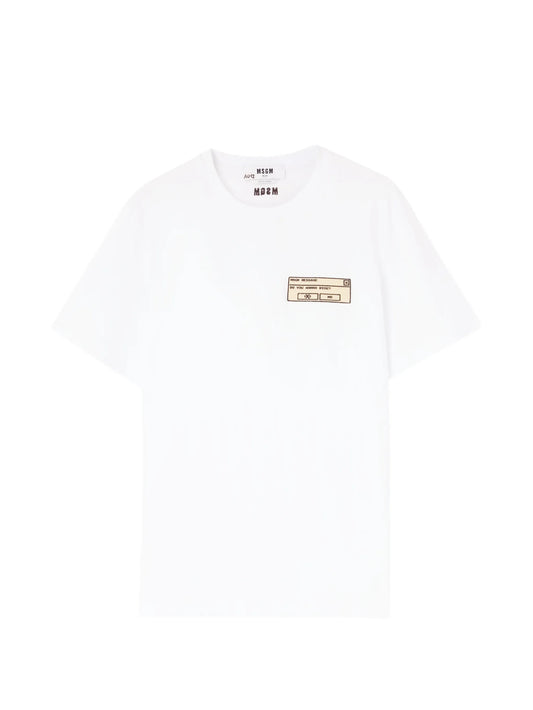 Msgm - T-Shirt - Bianco