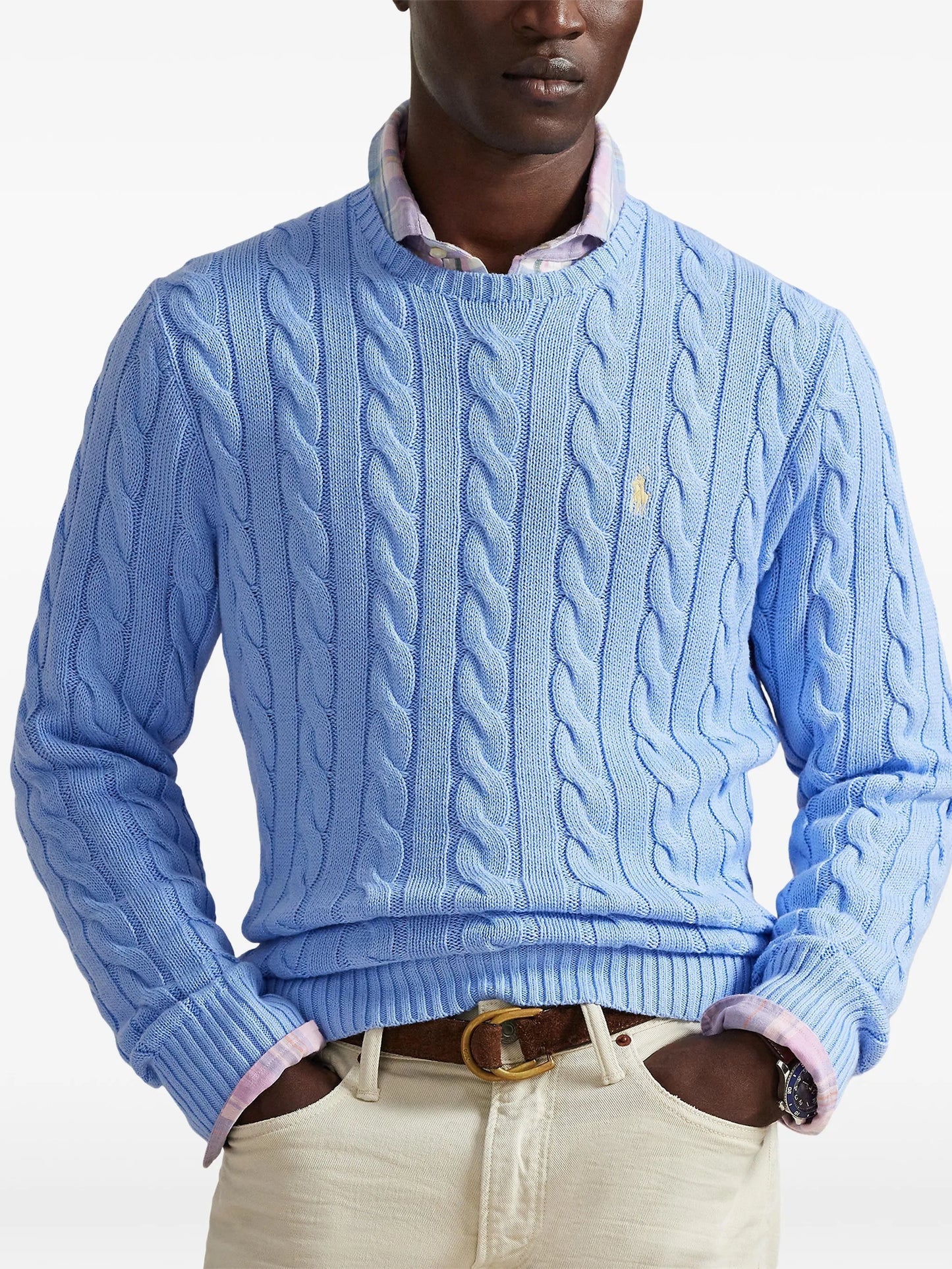 Ralph Lauren - Maglia Trecce - Azzurro