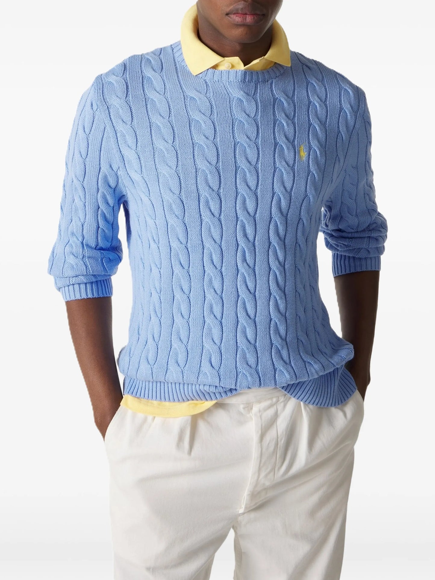 Ralph Lauren - Maglia Trecce - Azzurro