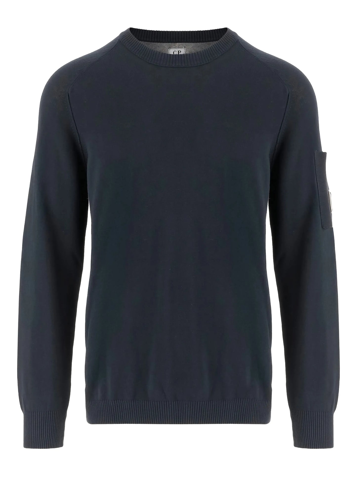 C.P. Company - Cotton Crepe Crewneck - Blu