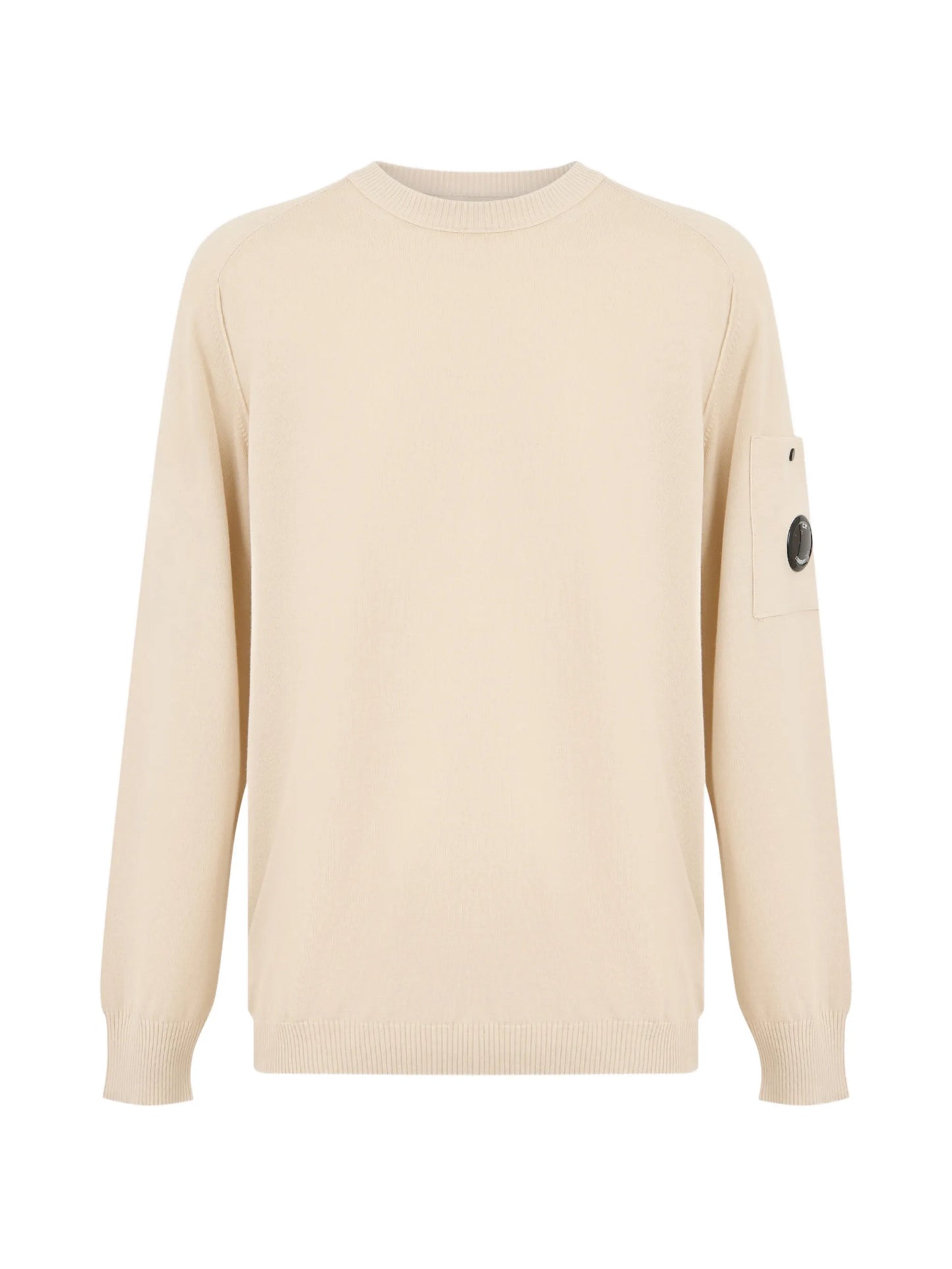 C.P. Company - Cotton Crepe Crewneck - Beige