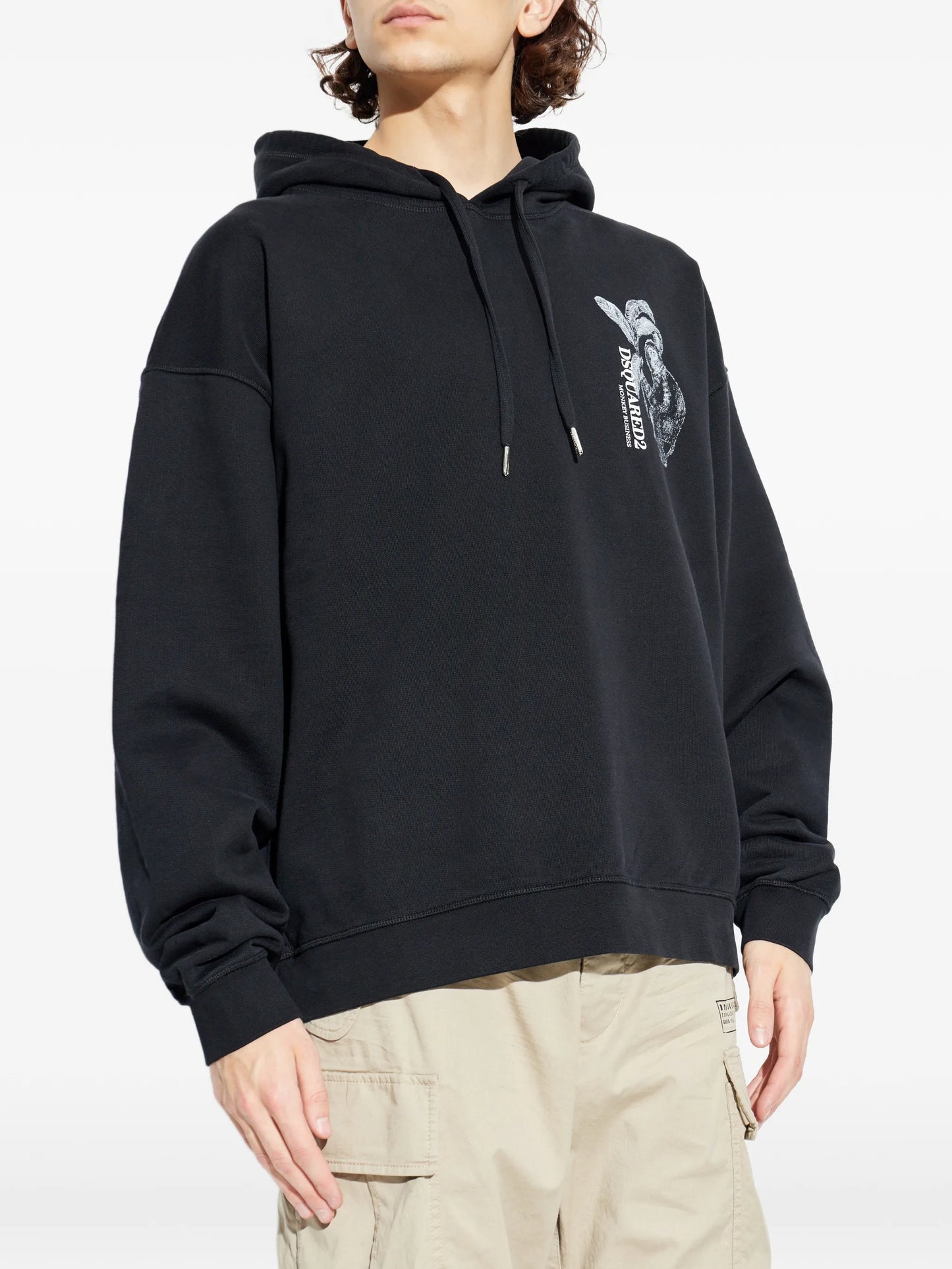 Dsquared2 - Relax Fit Hoodie - Nero