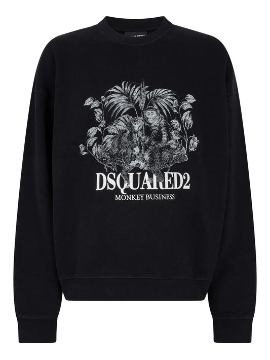 Dsquared2 - Relax Fit Crewneck - Nero