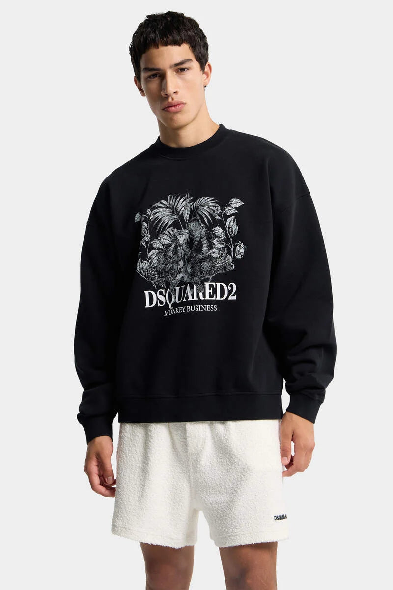 Dsquared2 - Relax Fit Crewneck - Nero