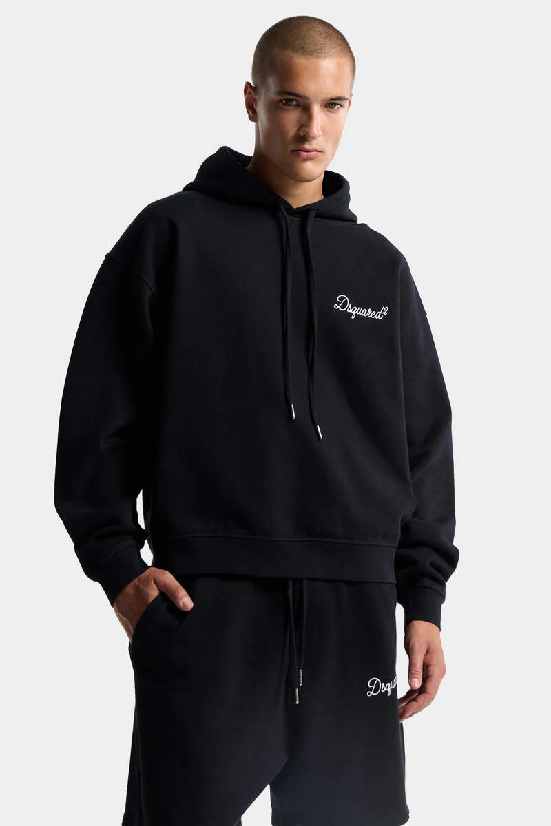 Dsquared2 - Relax Fit Hoodie - Bianco
