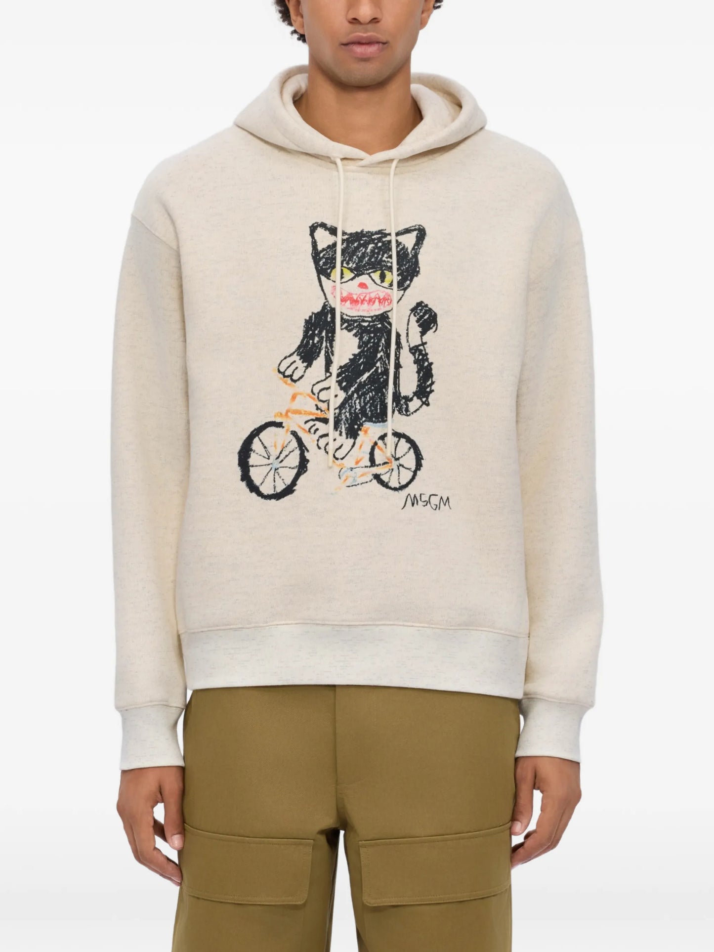 Msgm - Sweatshirt - Beige