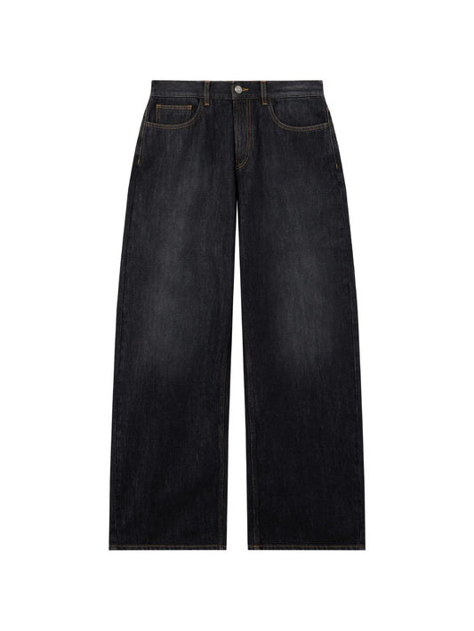 Palm Angels - Vw Curved Logo Loose 5 Pocket - Nero
