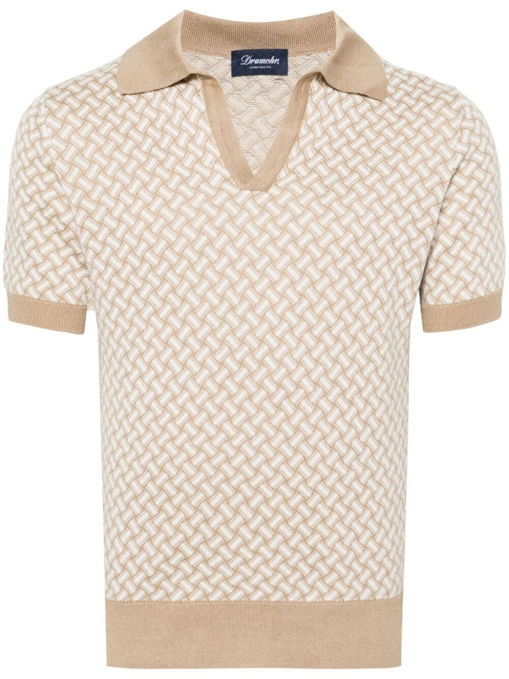 Drumohr - Polo M/C Biscottino - Beige