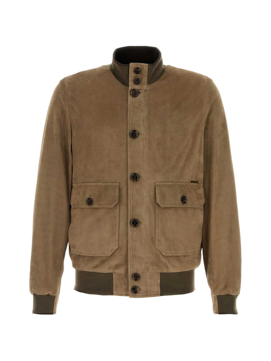 Moorer - Giubbotto Suede - Beige