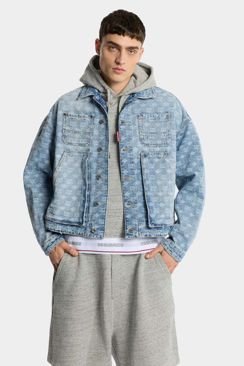 Dsquared2 - Utility Jean Jacket - Blu