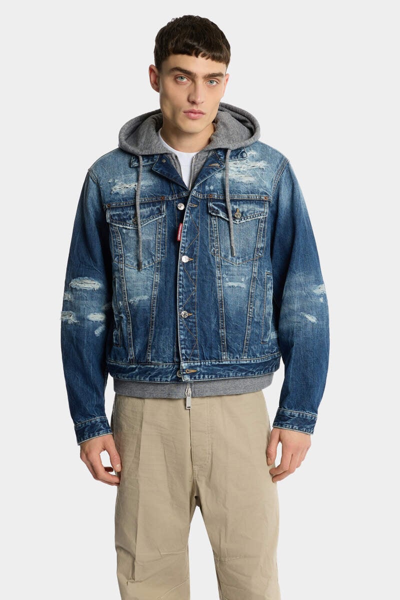 Dsquared2 - Over Jean Jacket - Blu