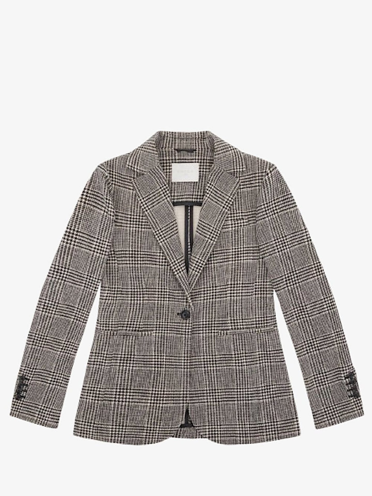 Giacca In Felpa Cashmere Touch - Lavagna