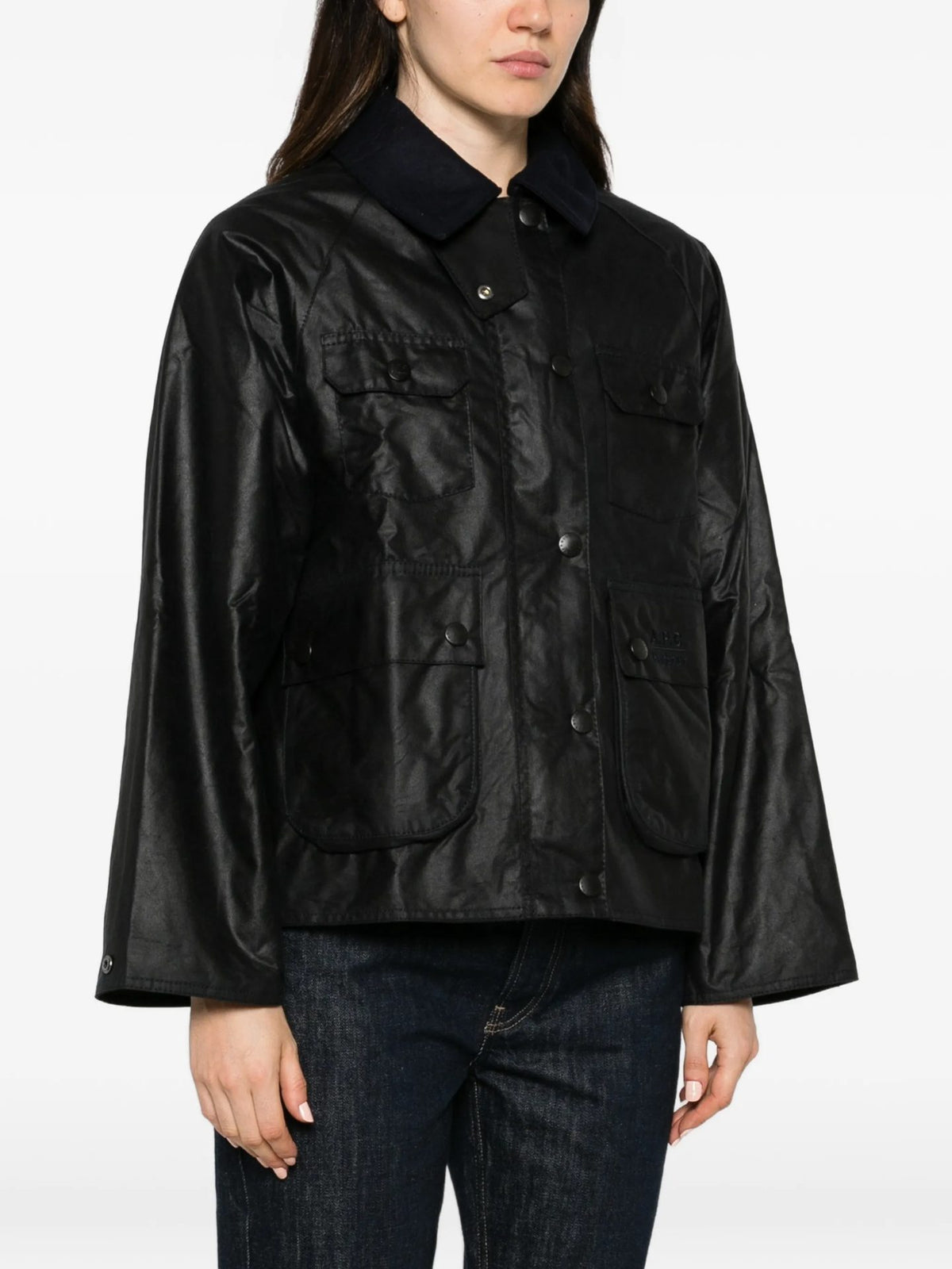 Barbour X Apc Wax Jacket - Dark Navy