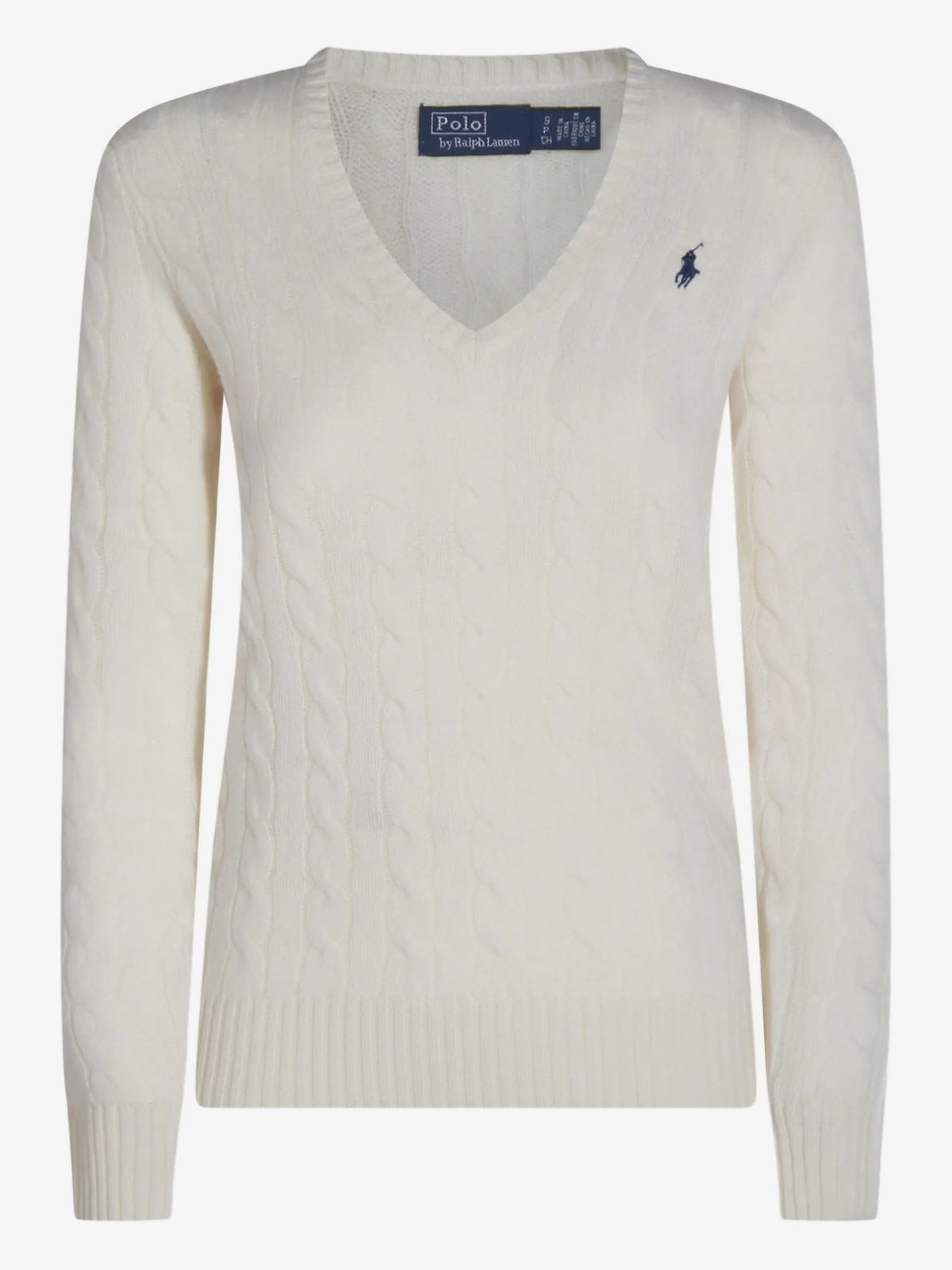 Maglione Con Scollo A V - Bianco