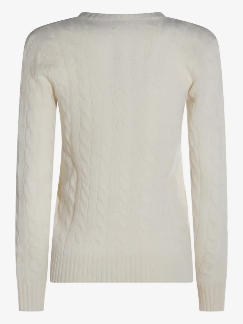 Maglione Con Scollo A V - Bianco