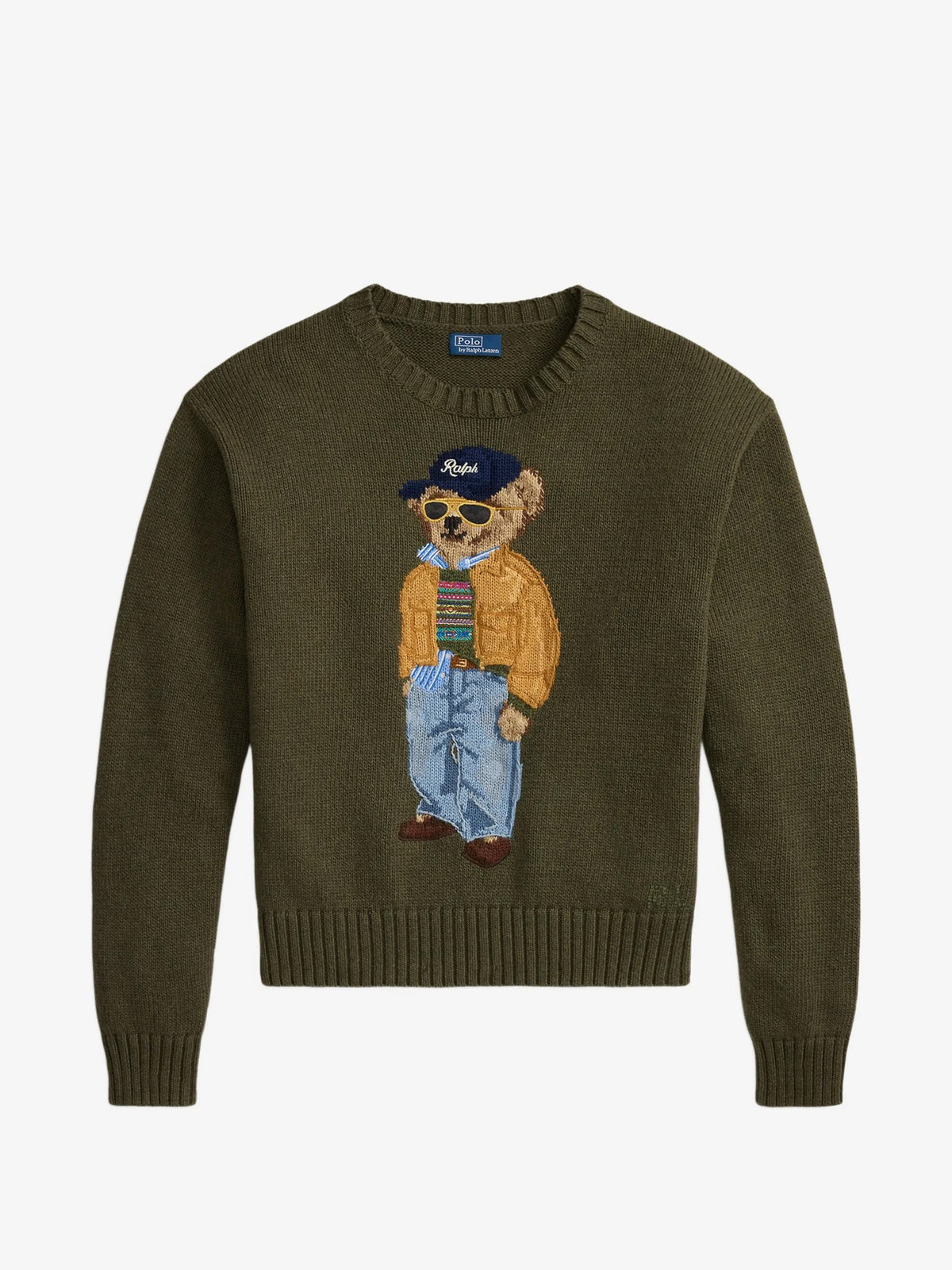 Maglione Polo Bear Girocollo - Verde