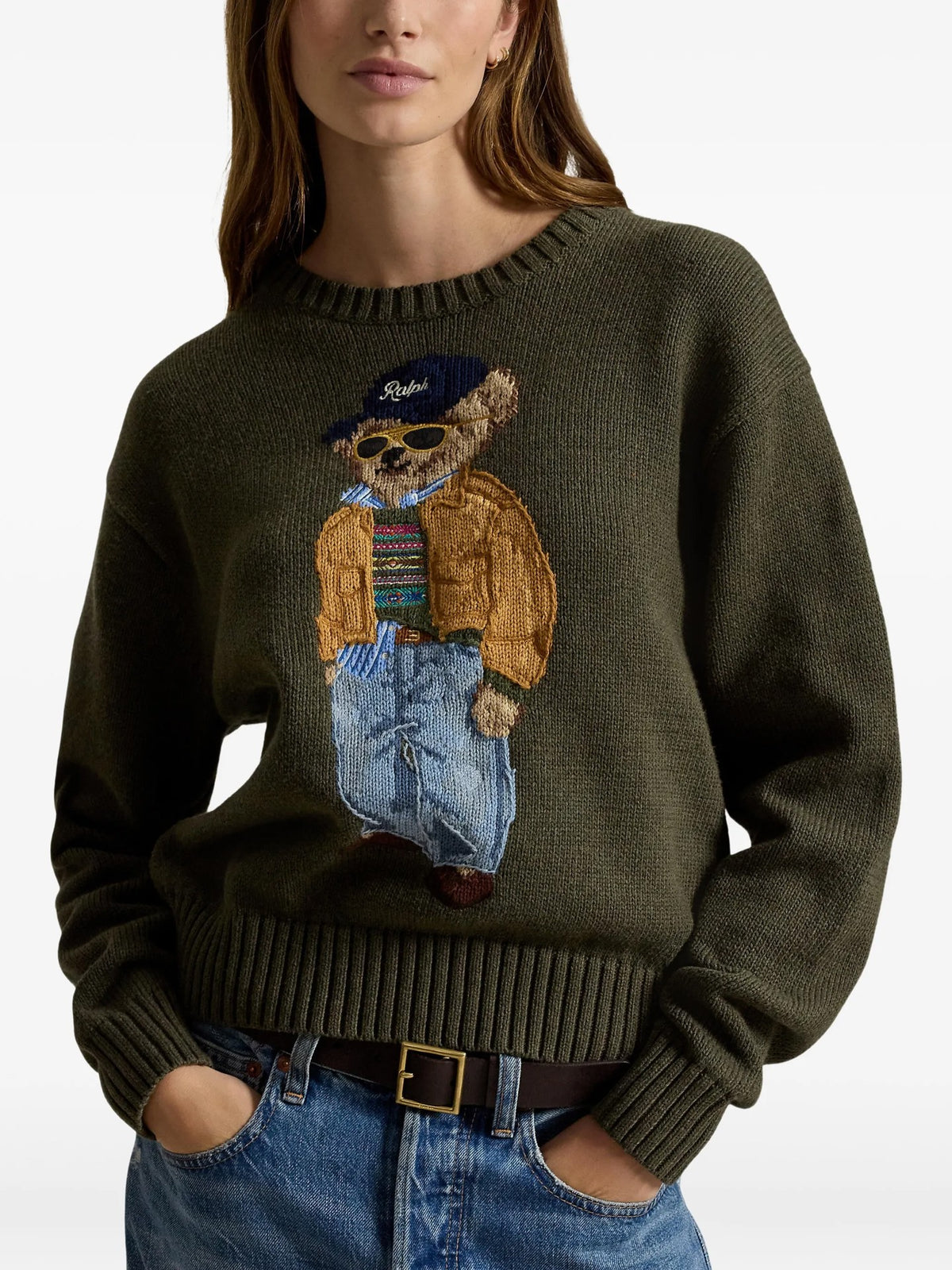 Maglione Polo Bear Girocollo - Verde
