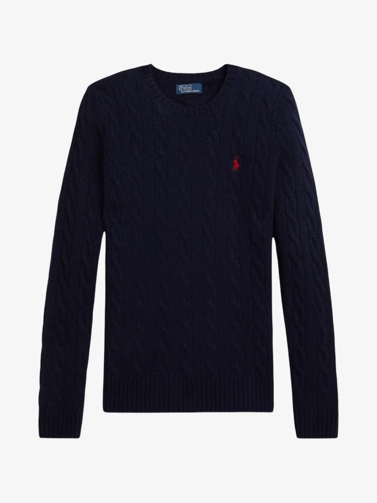 Maglione Trecce Girocollo - Blu