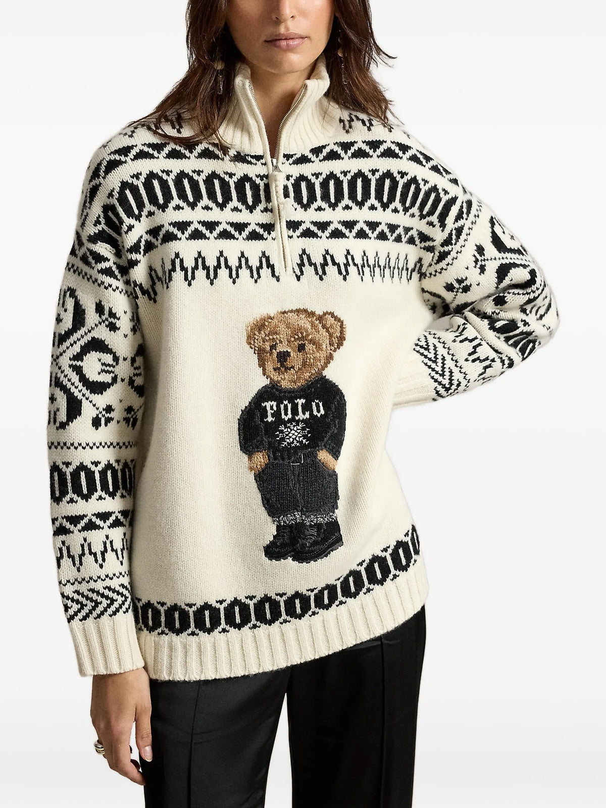 Maglione Polo Bear - Beige