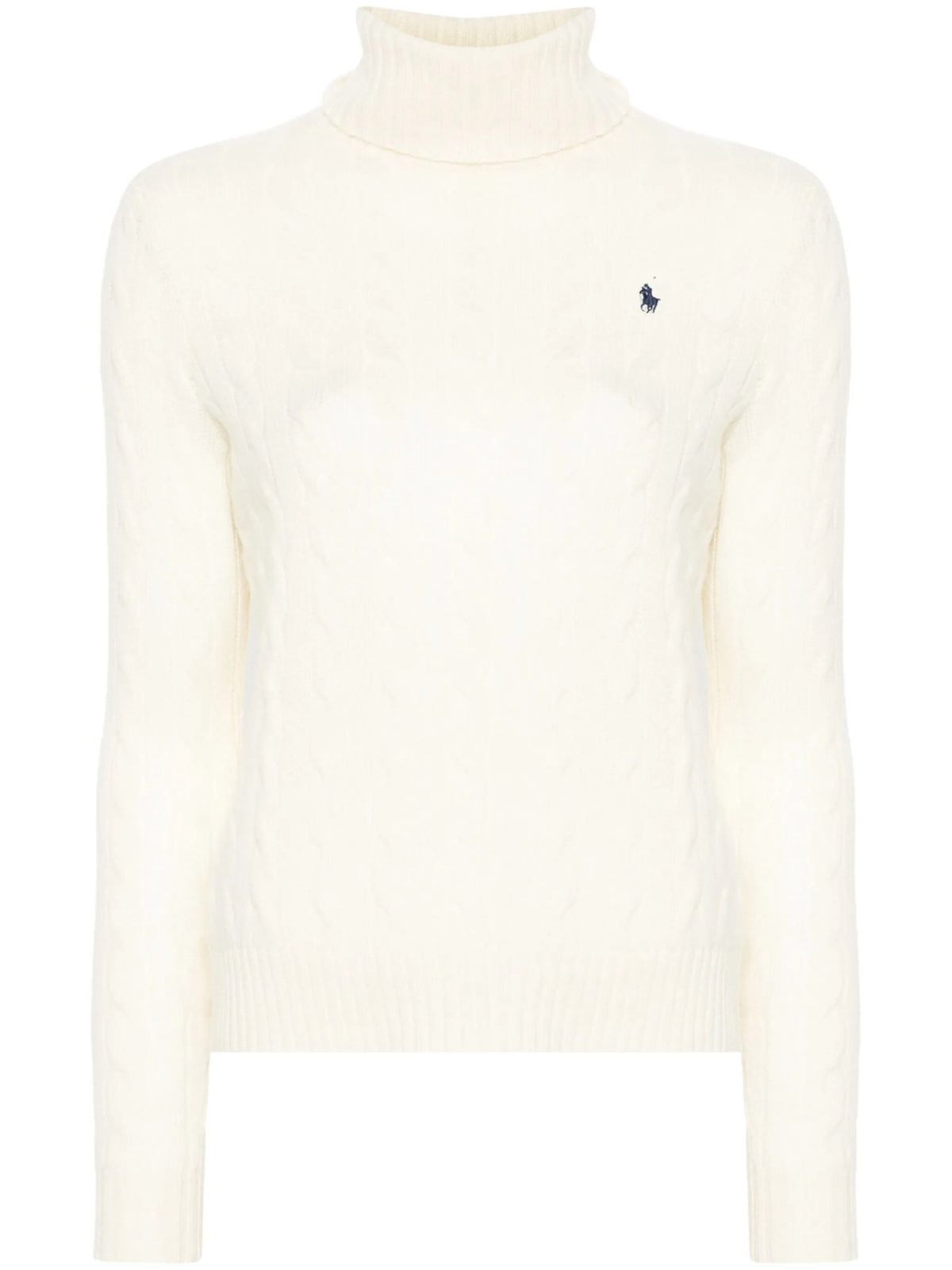 Maglione A Collo Alto - Bianco